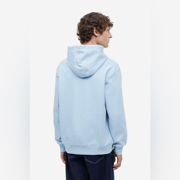 H&M Regular Fit Hoodie (Light Blue) Size Medium - Picture 4 of 4